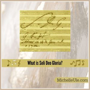 Soli deo gloria intials used by Bach