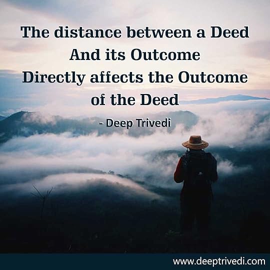 The distance between a Deed