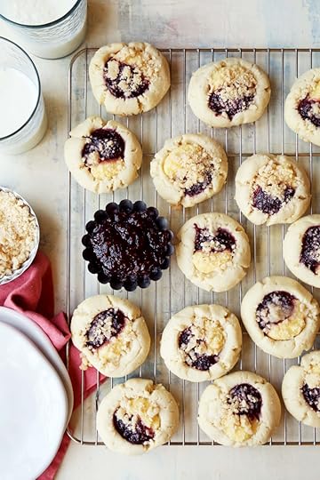 Raspberry Cheese Danish Thumbprint Cookies