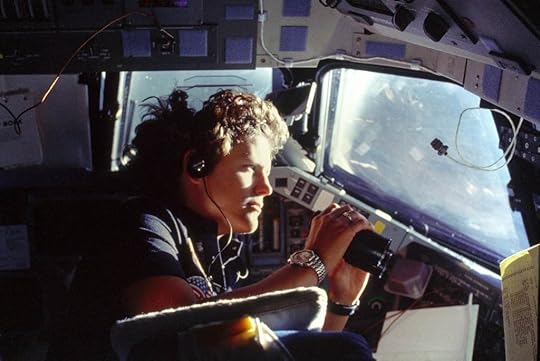 Kathy Sullivan in space
