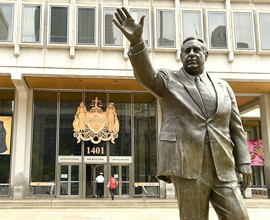 Frank L. Rizzo Monument near the Philadelphia Municipal Services Building