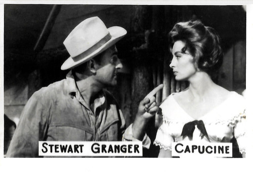 Stewart Granger and Capucine in North to Alaska (1960)