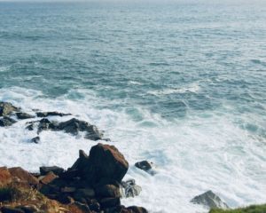 Ghana Top Ten: Dizzying cliffs at Cape Three Points (Photo: Kwei Quartey)