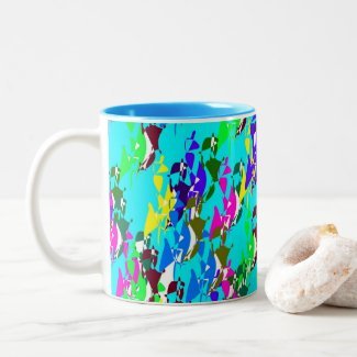 Confetti Jake Collection Two-Tone Coffee Mug