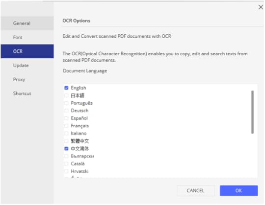 ocr option