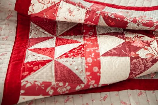 Red Elegance Fabric and Red Elegance Quilt Pattern by Nancy Zieman Productions available at ShopNZP.com