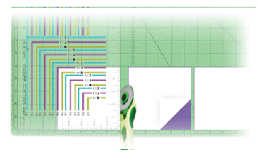 NEW! No-Hassle Triangles Ruler by Nancy Zieman Productions Available at ShopNZP.com