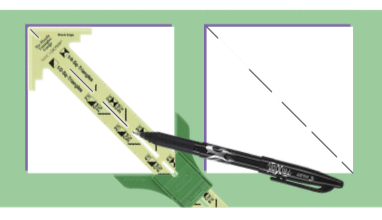 NEW! No-Hassle Triangles Ruler and No-Hassle Triangles Gauge by Nancy Zieman Productions Available at ShopNZP.com