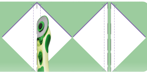 NEW! No-Hassle Triangles Ruler by Nancy Zieman Productions Available at ShopNZP.com