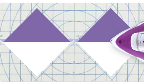 NEW! No-Hassle Triangles Ruler by Nancy Zieman Productions Available at ShopNZP.com