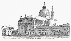 Redentore (Redeemer) Church in Venice, built after 1576 plague