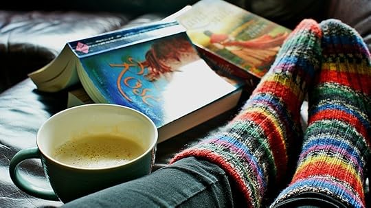 Read, Socks, Coffee, Morning, Woman, Lifestyle, Relax