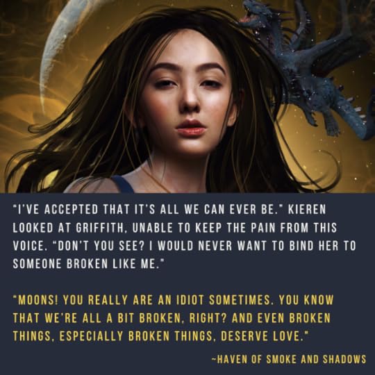 Best YA Diverse Fantasy Quotes- Haven of Smoke and Shadows Ginger Li