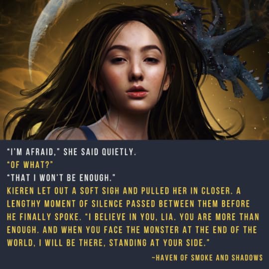 Best YA Diverse Fantasy Quotes- Haven of Smoke and Shadows Ginger Li