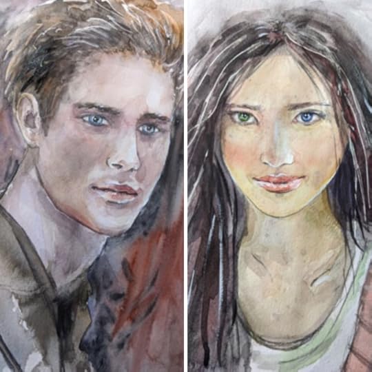 character art for Ginger Li Light and Fire Series