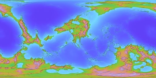 A computer-generated image of the Shaper's World