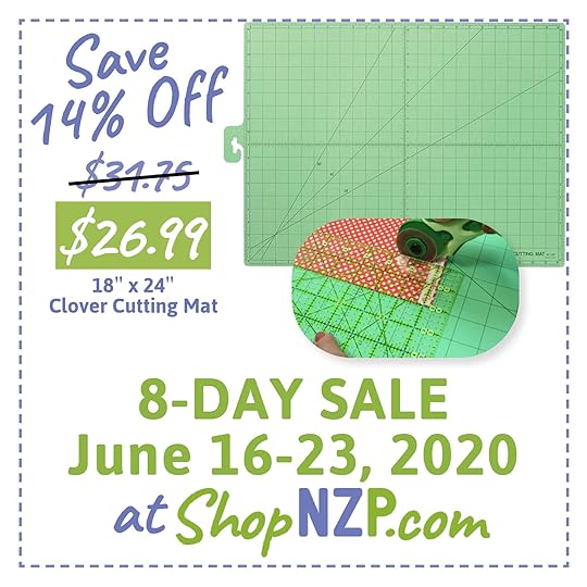 Sale at ShopNZP Save 14 Percent Off 18in x 24in Clover Cutting Mat