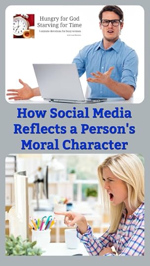 The comments we leave on social media reflect our character. This short devotion encourages Christians to examine their words and thoughts carefully.
