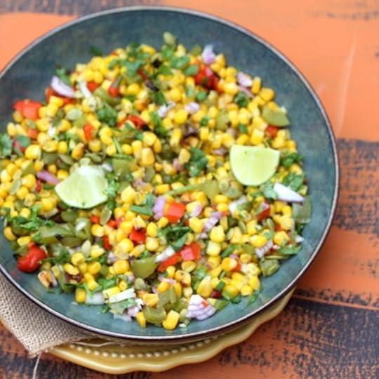 Roasted Corn Chaat