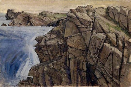 Cliff Face Tory Island by Derek Hill