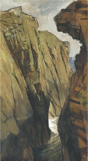 Cliff Face by Derek Hill