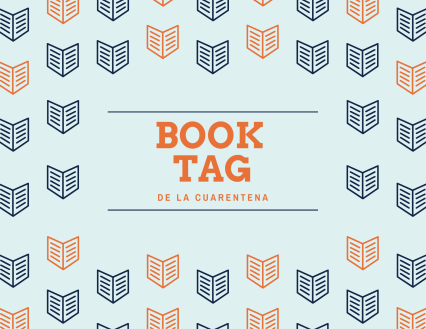 Yellow and Orange Open Book Pattern Book Club Flyer