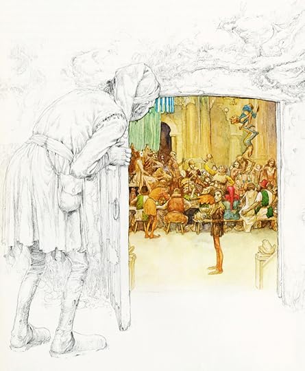 Looking into the Fairy Hill by Alan Lee