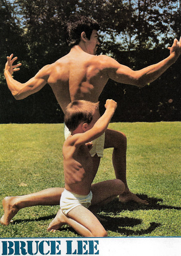 Bruce and Brandon Lee