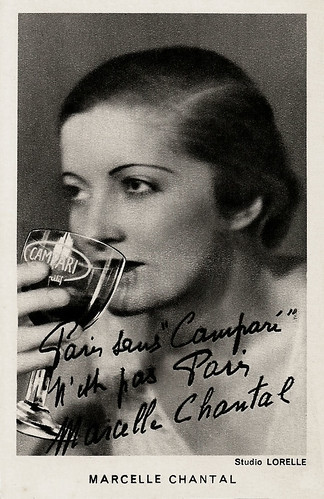 Marcelle Chantal, publicity for Campari