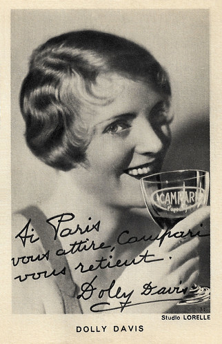 Dolly Davis, publicity for Campari