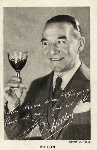 Georges Milton pub Campari