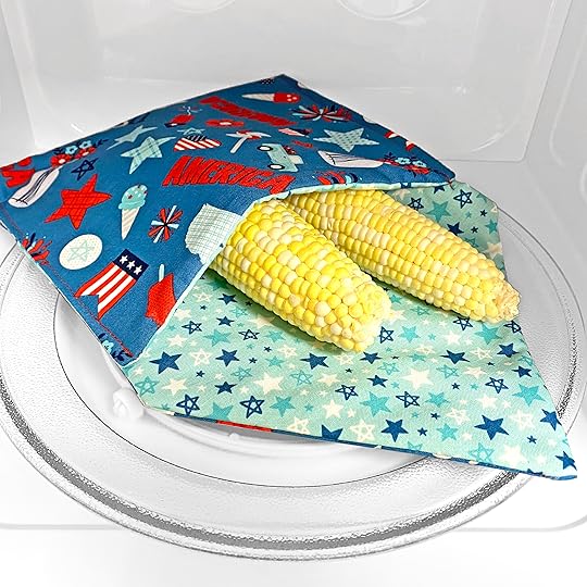 Pellon Wrap-N-Zap Baked Potato Zapper Microwave Bag and Veggie Steamer Bag Sewing Tutorial on the Nancy Zieman Productions Blog