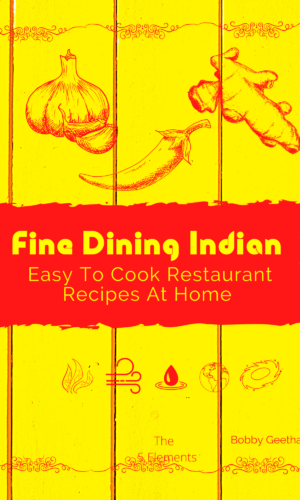 Fine Dining Indian food cook book