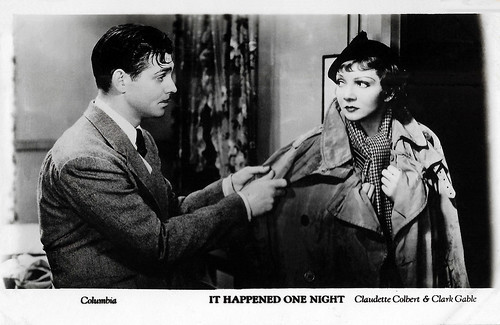 Clark Gable and Claudette Colbert in It Happened One Night (1934)