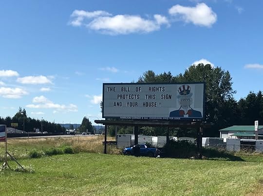 The Hamilton Sign from the south