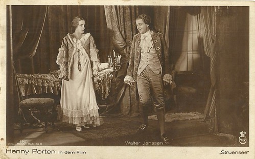 Henny Porten and Walter Janssen in Struensee (1923)