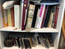 cook books on shelf<br /><br />