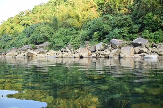 view from the boat,Umngot River,Dawki