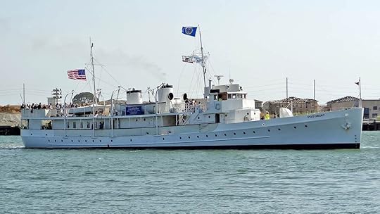 floating white house yacht