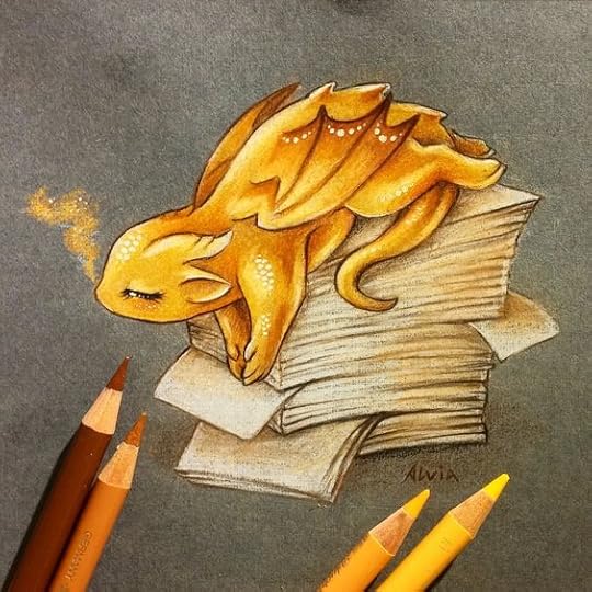 Lazy dragon by AlviaAlcedo