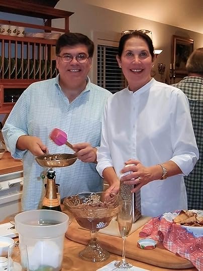 David & Deborah together at a party.