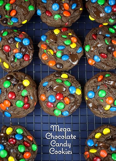 Mega Chocolate Candy Cookies