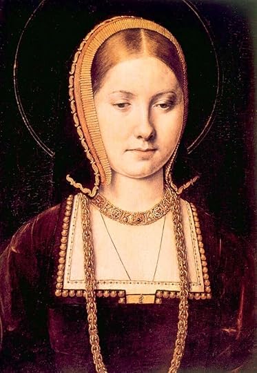 Portrait of either Mary Tudor or Catherine of Aragon by Michael Sittow (usually attributed as Catherine of Aragon)