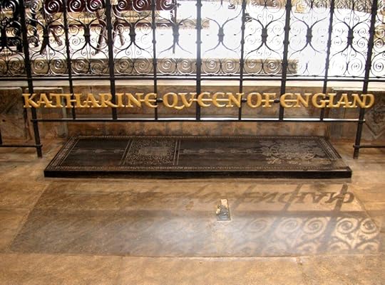 Catherine’s grave at Peterborough Cathedral
