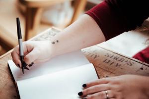 tarot cards for writing