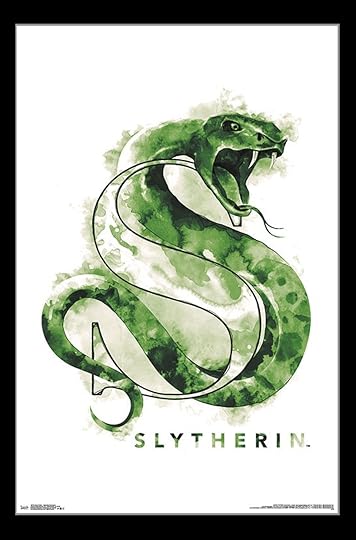 Harry Potter - Slytherin Illustrated Poster Print - Item ...
