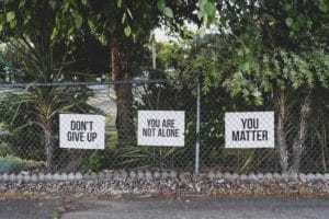 Mental health wellness signs