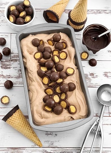No Churn Malted Milk Ball Ice Cream