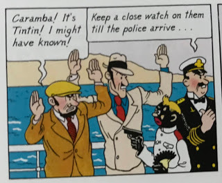 Tintin blacks up in The Broken Ear
