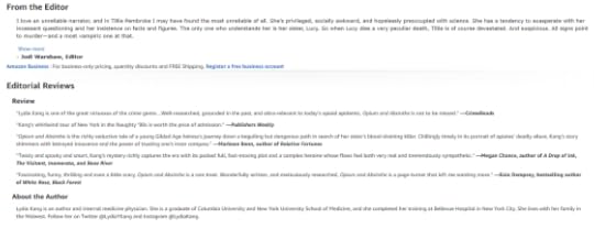 Image: sample Amazon editorial review
